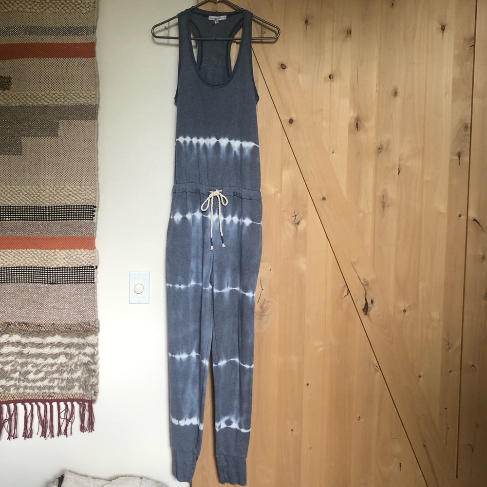 Young Fabulous & Broke Blue Tie Dye Jumpsuit